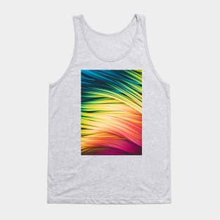 Rain & Fire Abstract Strands Art Tank Top